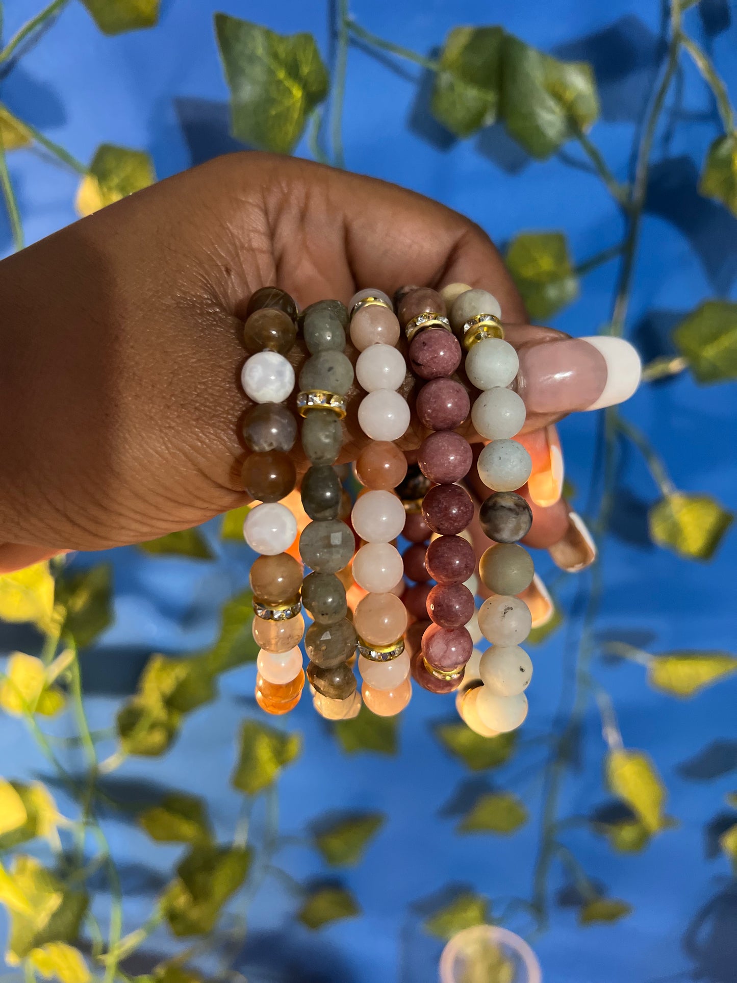 Natural Stone Bracelet Bundle
