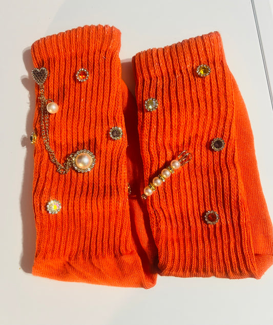 Jeweled Socks
