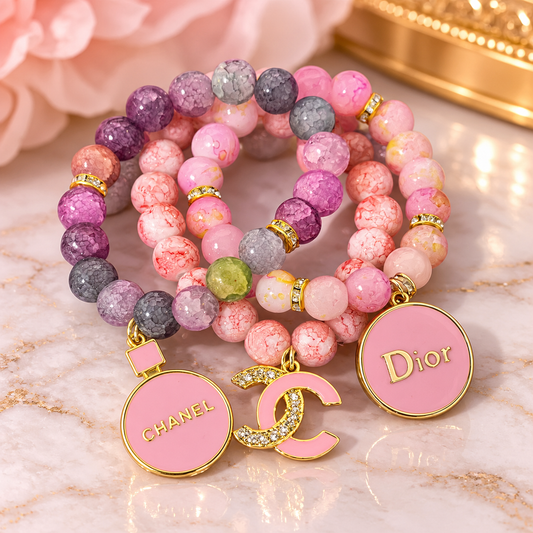 Inspired Set-Natural Pink