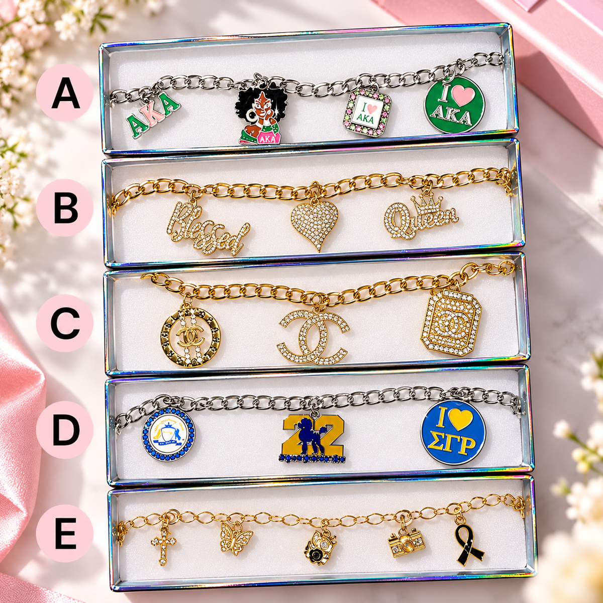 Purse Charm Links