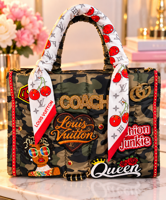Cherry Bomb Camo Bag