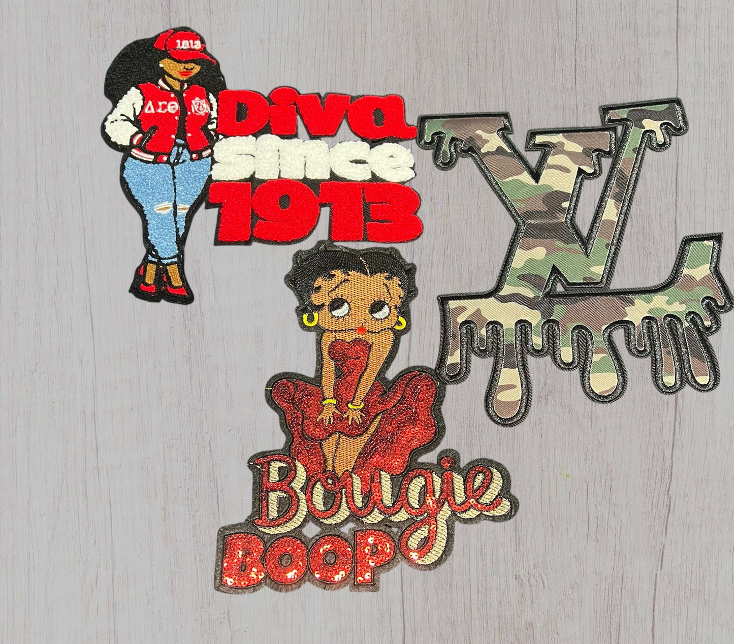 Large Iron On Patches